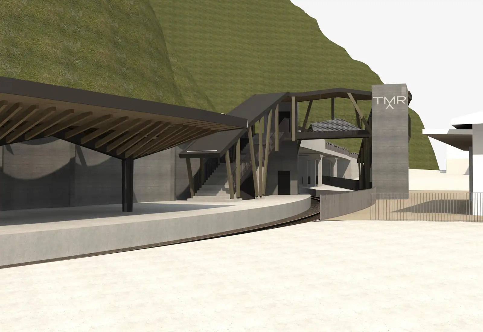 Visualisation 3D de la nouvelle gare