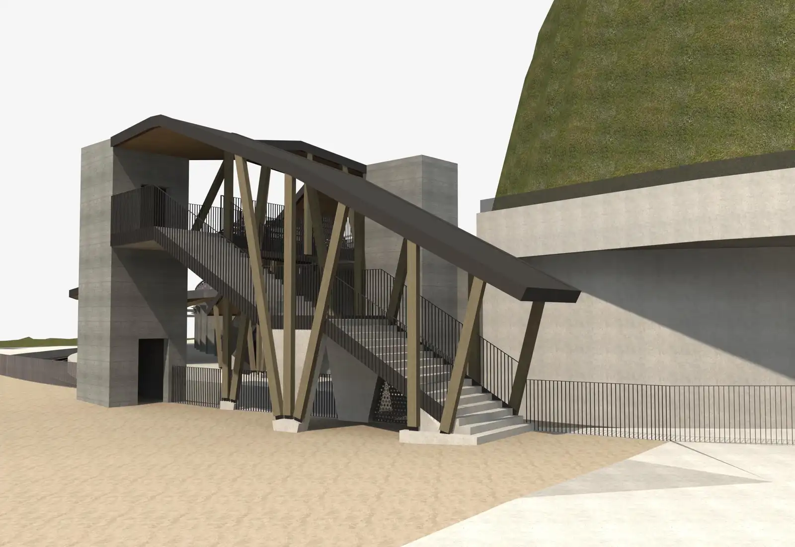 Visualisation 3D de la nouvelle gare