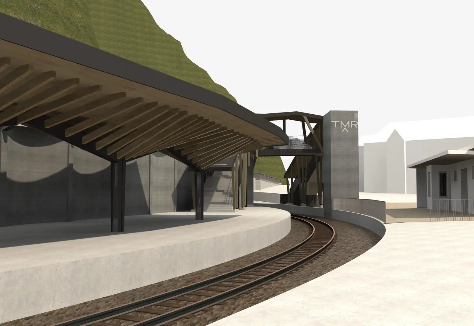 Visualisation 3D de la nouvelle gare